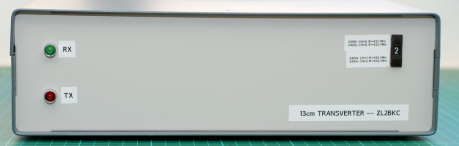 2.4GHz Xvtr front panel